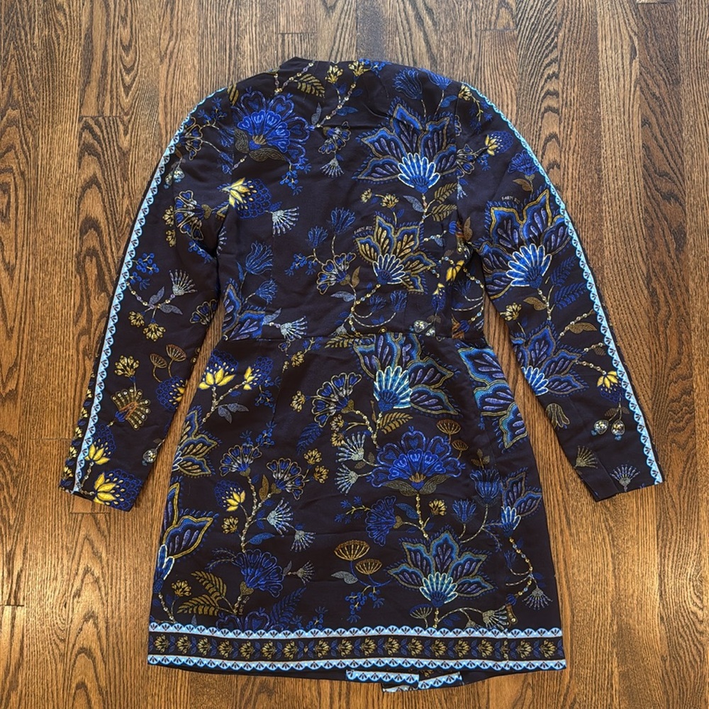 FARM Rio Floral Wrap Mini Dress SM - Picture 6 of 15
